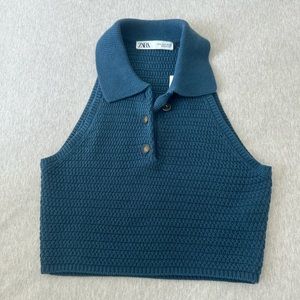 NWT Zara Crochet Top